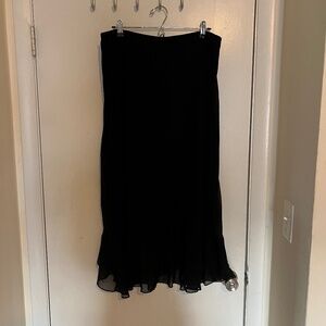 Avenue gothic whimsigoth chiffon maxi skirt